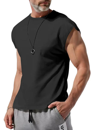 Amazon cross-border men's clothing summer new sleeveless t-shirt youth casual loose thin vest men PlatiNum