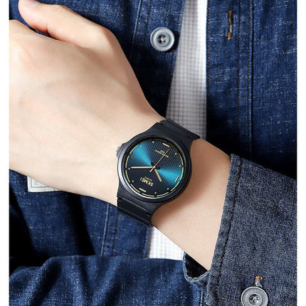 SKMEI Top Brand Casual Quartz Wristwatches Mens New Simple TPU Strap 3Bar Waterproof Watches For Male Time Clock Reloj Hombre