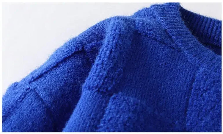 New Winter Men O-neck Knitted Pullovers Man Fleece WarmTurtlenecks Sweaters Man Casual Sweaters Quality Male Pullovers Size 4XL