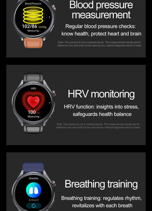 Nuovo Smartwatch 2026 per Analisi del Grasso Corporeo, ECG+PPG, Acido Urico, Pressione Sanguigna, Ossigeno nel Sangue, Orologio con Chiamate per Uomini e Donne platinumshop