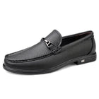 Mocassini in Vera Pelle per Uomo, Scarpe Casual Classiche per Lavoro e Pendolarismo, Slip-on Comodi per Passeggiate