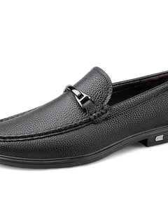 Mocassini in Vera Pelle per Uomo, Scarpe Casual Classiche per Lavoro e Pendolarismo, Slip-on Comodi per Passeggiate