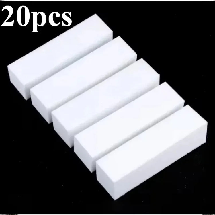 5/10/15/20Pcs Nail Buffer Professional Nail File Polisher Block Manicure Pedicure Files Sanding Polishing Sponge Nail Art tools 2028