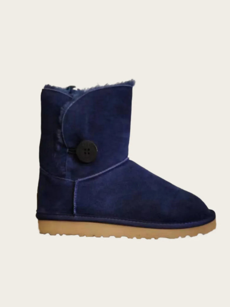 2026 Winter Boots Fur Ladies Snow Boots Real Sheepskin Wool Low-cut Warm Fur Shoes Man and Women Winter Short Boots Super Mini