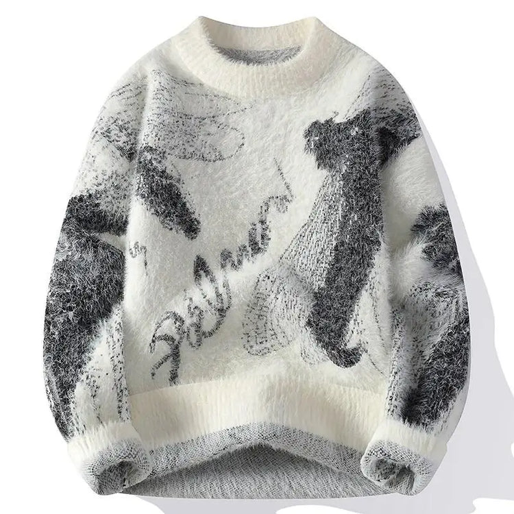Winter Sweaters for male men thick O-neck sweater men Student youth sweaters autumn Men's wool Casual Knitwear Pullover