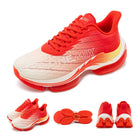 Scarpe da corsa da uomo ONEMIX rimbalzo ammortizzante scarpe sportive da corsa all'aperto traspiranti scarpe da ginnastica da uomo con aumento dell'altezza 6-7cm PlatiNum