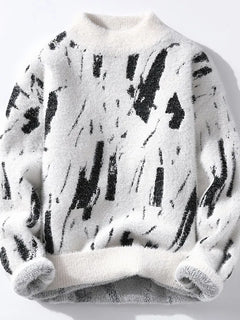 Brand Clothing High Quality Fashion Sweaters/Male Loose Casual Knitted Pullover/Man Casual Round Neck Sweaters M-3XL