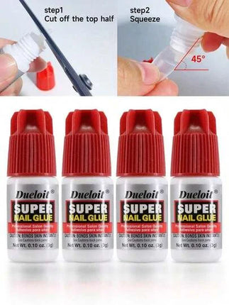 3g Professional Press-On Nails Adhesive Glue Nail Art Glue Durable Manicure Tool for Attaching Nail Plates