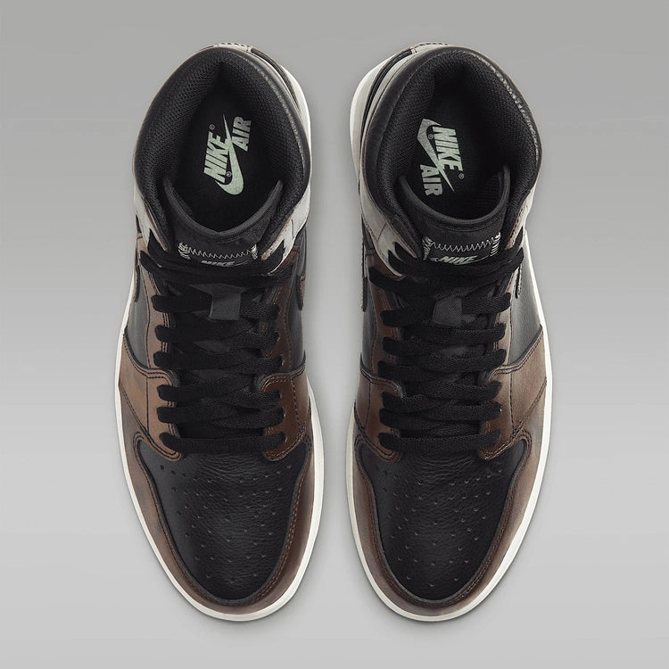 Scarpe da basket alte Nike AIR JORDAN 1 autentiche da uomo 555088-033 platinumshop