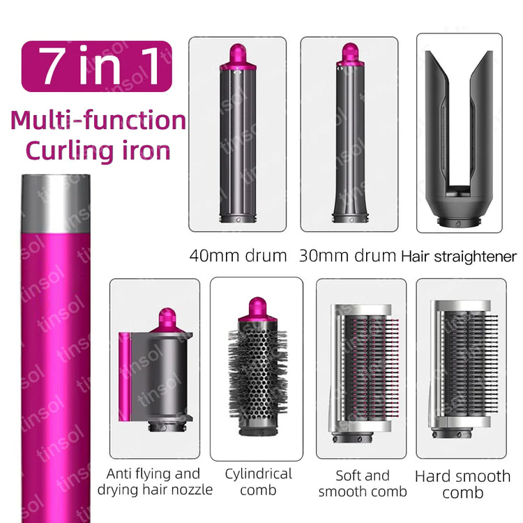 7-in-1 Multifunctional Hair Dryer 110,000 RPM High-Speed Hair Care Negative Ion Hair Dryer Quick Drying, Automatic Curling Set