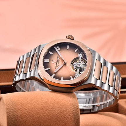 Nuovo Orologio da Uomo PAGANI DESIGN 2026 con Tourbillon Scheletrato, Orologio Automatico di Lusso di Alta Gamma per Uomo, Elegante Orologio da Polso Meccanico Sportivo