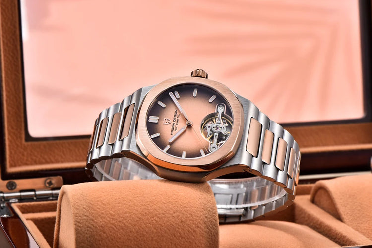 Nuovo Orologio da Uomo PAGANI DESIGN 2026 con Tourbillon Scheletrato, Orologio Automatico di Lusso di Alta Gamma per Uomo, Elegante Orologio da Polso Meccanico Sportivo