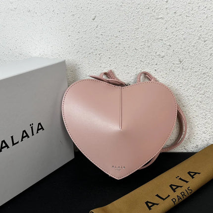 Borsa a tracolla a cuore in vera pelle, modello basic alla moda, nuova collezione 2026, per tutti i giorni, con tracolla regolabile, sottile, graziosa, da viaggio, per donna