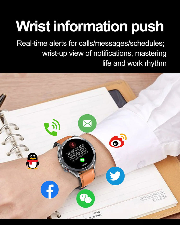 Nuovo Smartwatch 2026 per Analisi del Grasso Corporeo, ECG+PPG, Acido Urico, Pressione Sanguigna, Ossigeno nel Sangue, Orologio con Chiamate per Uomini e Donne platinumshop