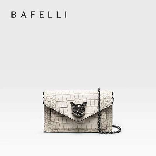 BAFELLI 2025 NUOVA BORSA DA DONNA MODA TENDENZA EMBRAGGIO CAT CORSSBODY BORSE DESIGNER DEL MARCHIO DI LUSSO CATENA CORTA ACQUISTA SEPARATELY