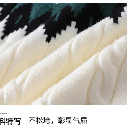 Legible Autumn and Winter Casual Sweaters Men Round Neck Collar Knitted Pullovers Male Loose Sweater Man