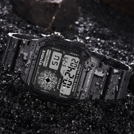 SYNOKE Military Digital Watches Men Sports cronografo luminoso impermeabile maschile orologi da polso elettronici Relogio Masculino platinumshop