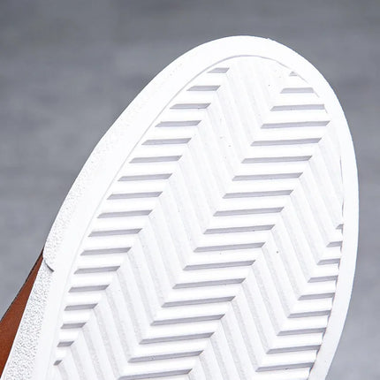 Plus Size 49 Trendy Men Leather Casual Shoes Soft Outdoor Sneakers Comfortable Lightweight Flat Shoes Classic Social Board Shoes