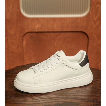 Leather Men Shoes Sneakers Trend Casual Shoe Breathable Leisure Male Sneakers Non-slip Footwear Men Vulcanized Shoes2026