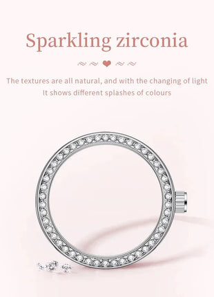 OLEVS 5628 Orologio al quarzo da donna Orologio da polso impermeabile luminoso in acciaio inossidabile con scala di diamanti e funzione data platinumshop