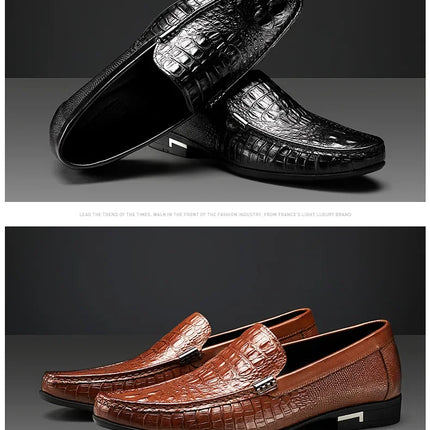 Scarpe slip on da uomo Mocassini da uomo Mocassini da uomo Scarpe estive in vera pelle Mocassini da uomo Scarpe da guida formali 2024
