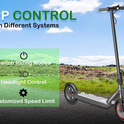 Monopattino Elettrico 365GO PRO AOVOPRO Nuovo Modello 2026 Potenziato 350W Super Potente Pieghevole con Doppio Freno, Velocità 31KM/H, Autonomia 5-28KM