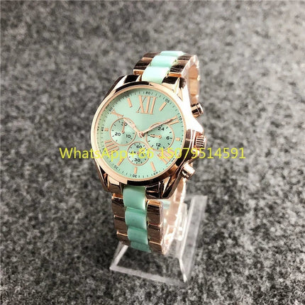 Nuovi orologi da polso da donna in acciaio inossidabile, orologi al quarzo da donna, orologi eleganti da donna di marca di lusso, orologi da donna platinumshop