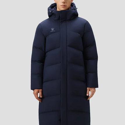 KELME Men's Thermal Down Jacket Outdoor Running Windproof Fleece-Lined Thickened Training Jacket пуховик женский