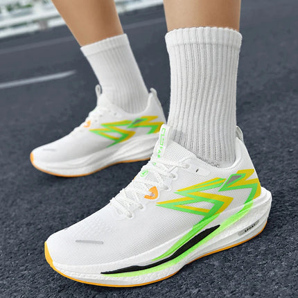 2026 NEW Men Sports Running Shoes Off Marathon Breathable Light Comfortable Women Athletic Sneakers Jogging Tenis Air Cushion PlatiNum