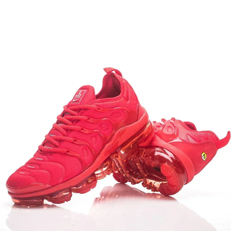 Nike Vapormax Plus TN Classic Red Air Cushion Men's and Women's Running Shoes Comfortable Lightweight Outdoor Sports Sneakers