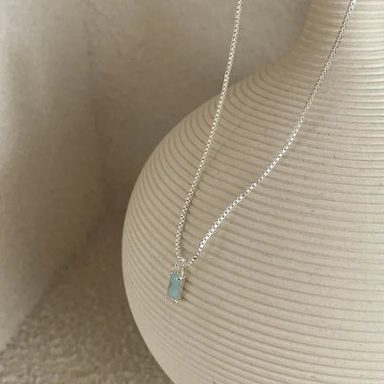 Popular Sparkling Necklace for Women Silver Colour Clavicle Chain Choker Fashion Jewelry Wedding Party Birthday Gift PlatiNum