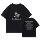 T-shirt da donna stampata con cartoni animati The Firstfruit T-shirt estiva casual in cotone a maniche corte da donna Abbigliamento Hip Hop Y2k oversize