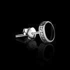 Lihong Orecchini in argento 925 personalizzati Orecchini singoli da uomo Gioielli hip-hop punk di strada platinumshop