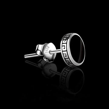 Lihong Orecchini in argento 925 personalizzati Orecchini singoli da uomo Gioielli hip-hop punk di strada platinumshop