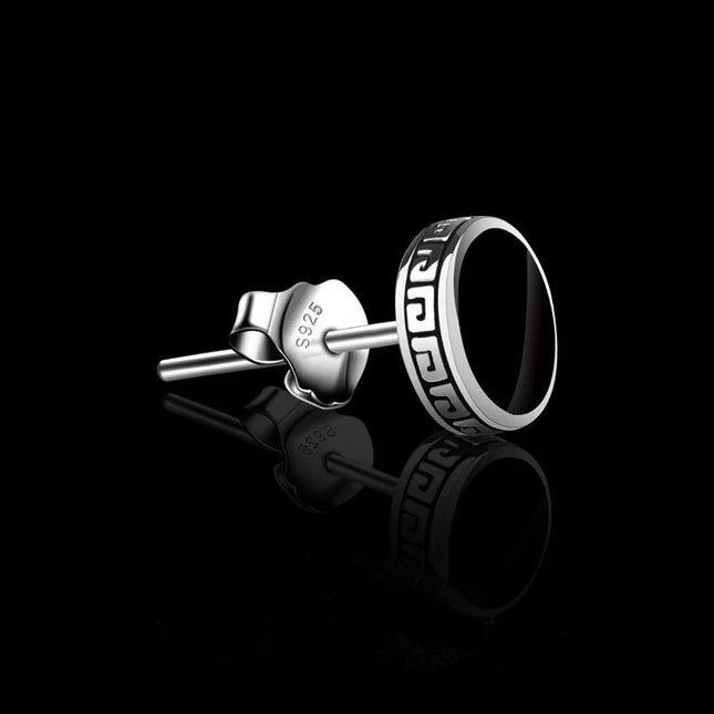Lihong Orecchini in argento 925 personalizzati Orecchini singoli da uomo Gioielli hip-hop punk di strada platinumshop