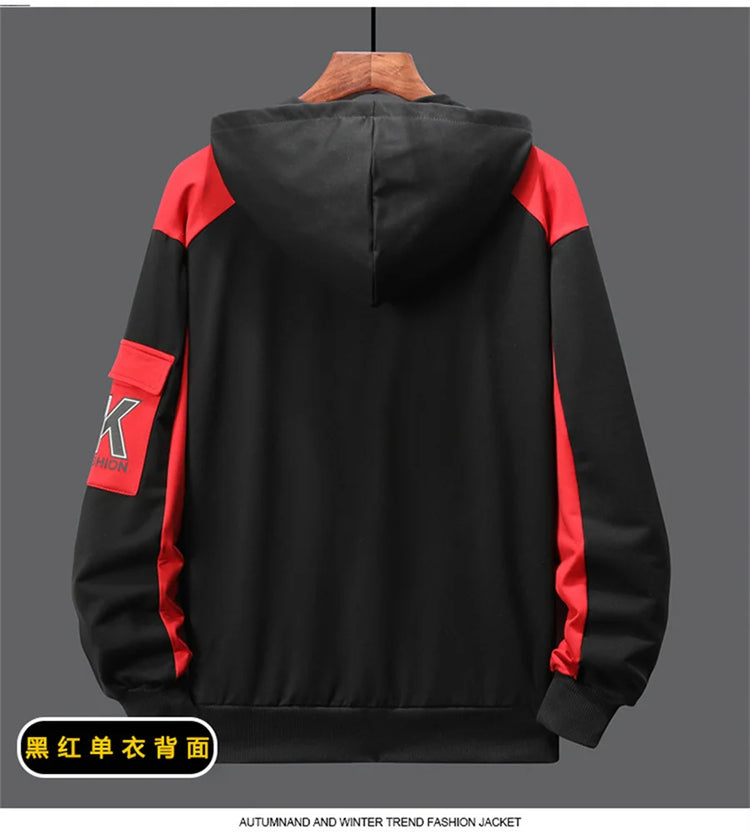 2027 New Style Men Cardigan and Pants Casual 2 Piece Set Sportswear Spring and Autumn Men's Clothing Printed Tracksuits Hoodies
