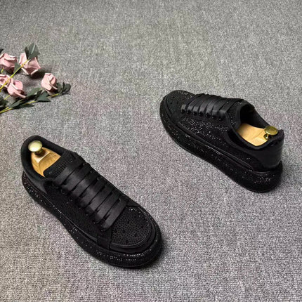 2026 spring and autumn new trendy brand low-top hot diamond board shoes men's lace-up versatile sports dad shoes