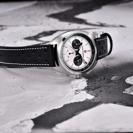 Orologio da uomo di lusso retrò 2026 PAGANI DESIGN Cronografo sportivo al quarzo VK63 con zaffiro AR impermeabile e cinturino in pelle