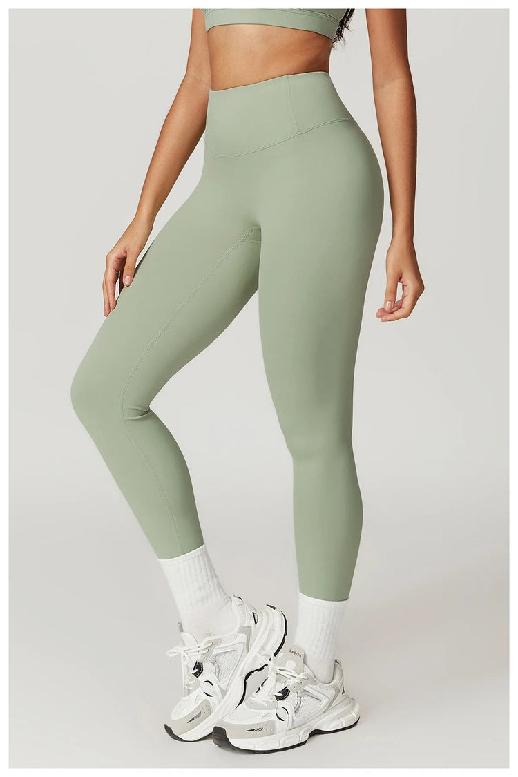 High Waist Yoga Leggings Women Push Up Sport Leggings Fitness Running Hip Lift Yoga Pants Highly Elastic Gym Workout Leggings PlatiNum
