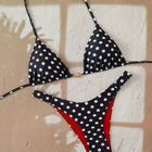 Micro Bikini 2026 Push Up per Donna, Costume da Bagno Sexy, Set Bikini Brasiliano a Pois, Biquini, Abbigliamento da Spiaggia Estivo