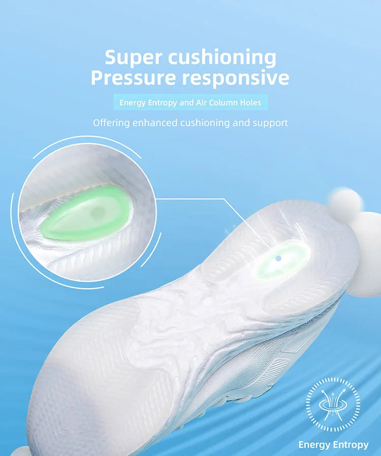 ONEMIX YUE SHUANG Scarpe da corsa per uomo con cuscino d'aria, scarpe sportive da coppia, scarpe da corsa sportive, scarpe da passeggio per donna, sneakers da esterno PlatiNum