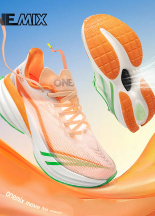 ONEMIX Scarpe da corsa da uomo in stile nuovo classico Scarpe sportive stringate da uomo Scarpe da ginnastica da jogging estive all'aperto Scarpe da ginnastica in rete PlatiNum