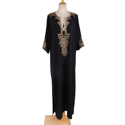 Donne allentato leggero caftano Kimono Cardigan Casual Beach Cover Up lungo caftani costume da bagno Maxi Dress platinumshop