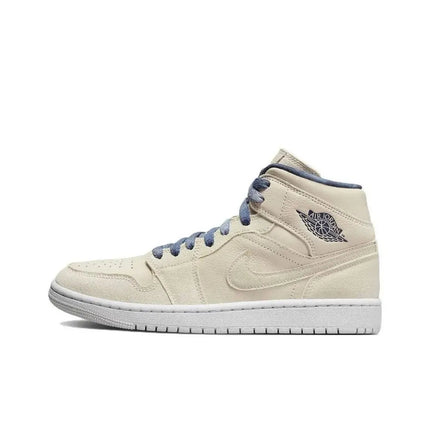 Nike Jordan 1 Retro High-Top Sneakers da basket traspiranti, antiscivolo e durevoli, stile unisex HV4269-200 platinumshop