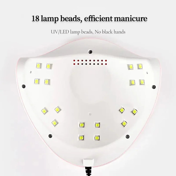 Nail UV Lamp 18LED Nail Dryer Suitable For All Gel Varnish Polishing And Curing With Timer Mode Suitable For Home Manicure Tools