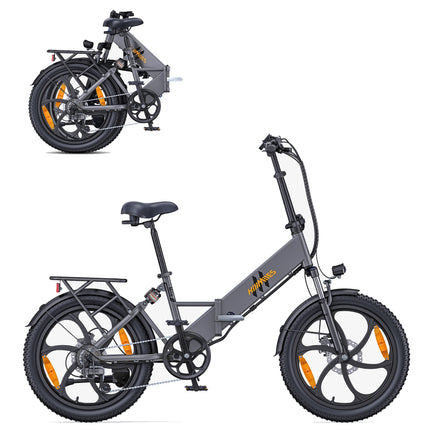 HillMiles Mile 2 Adulto 250W Motore 36V13AH Batteria Pieghevole Città Pendolarismo Bicicletta Elettrica 20*3 pollici Fat Tire Ebike