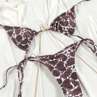 Miyouj Nuovi Bikini Stampati Costumi da bagno Donna Costume da bagno sexy Fasciatura Bikini Set 2024 Beachwear String Costumi da bagno Micro Biquinis platinumshop
