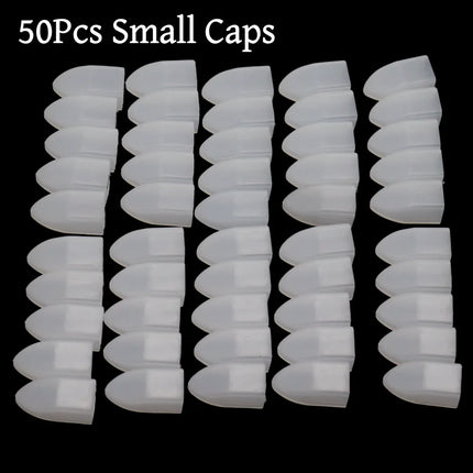 Transparent Plastic Cuticle Nipper Protective Cover Anti-Scratch Dustproof Storage Sleeve Nail Tool Tip Guard Cap