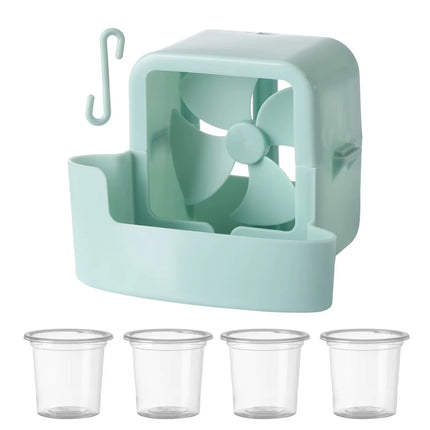 Ventilatore Umidificatore Rinfrescante, Ventilatore da Terra Domestico con Raffreddamento ad Acqua, Mini Condizionatore d'Aria da Scrivania per Dormitorio, Ventilatore Piccolo per Alleviare il Calore Estivo