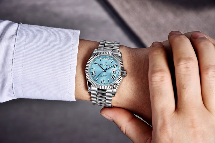 PAGANI DESIGN 2025 Nuovi orologi da uomo DD36 Orologio automatico di lusso da uomo AR Vetro zaffiro Orologio da polso meccanico da uomo ST16 Orologio Movt